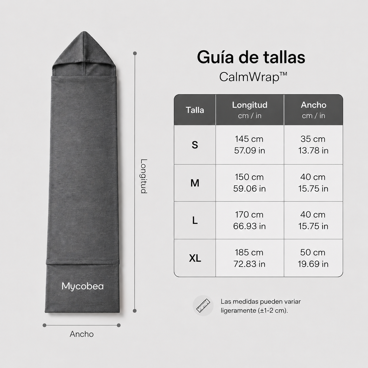 CalmWrap™ — Manta de compresión sensorial